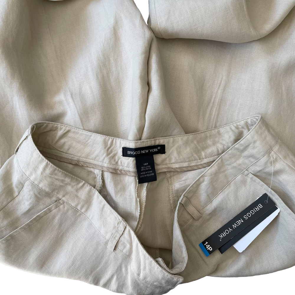 Briggs New York Cropped Pants Size 14P NWT - Picture 4 of 4